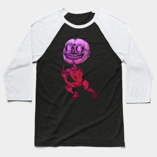 Big Eyes and Smiles Sketch Dark Surrealistic Art Baseball T-Shirt